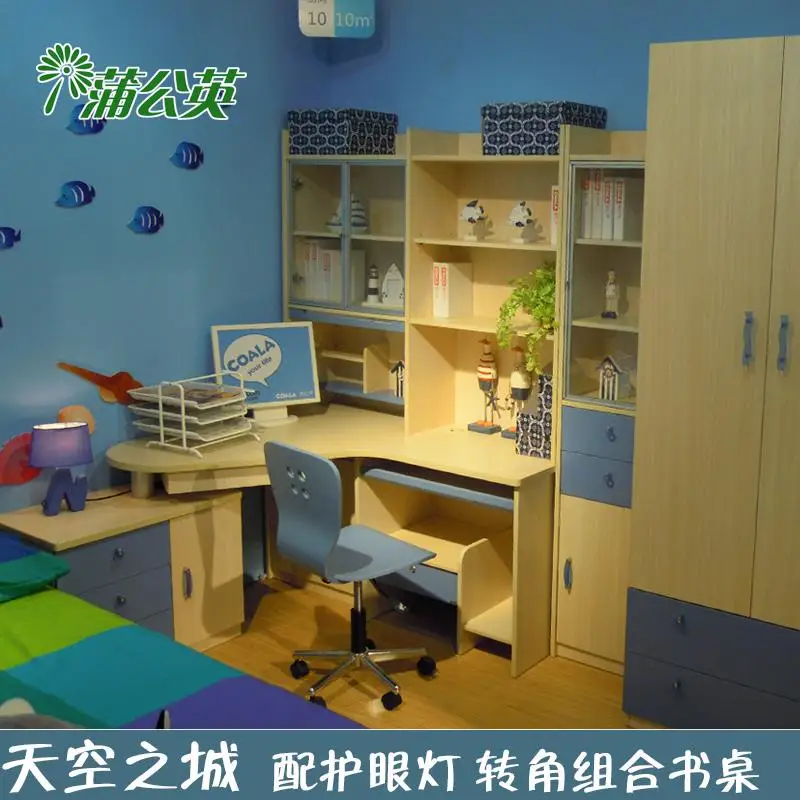 Children S Corner Desk Furniture Combination Of Desktop Computer