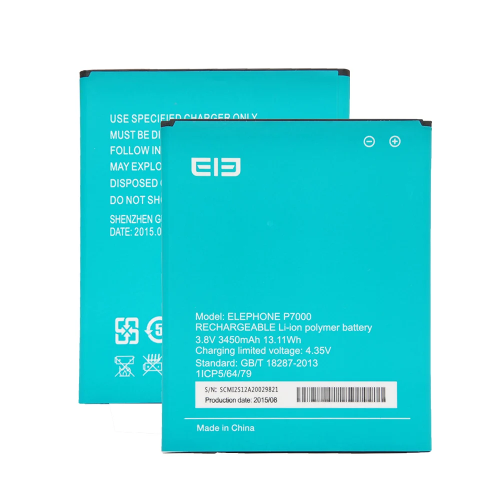 

Original Battery for Elephone P7000 3450mAh Backup Li-ion Battery for Elephone P7000 Smartphone Replacement