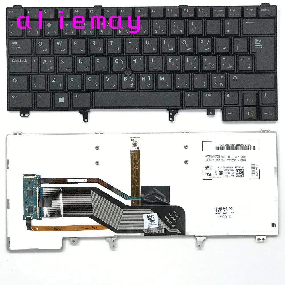 Brand new original backlight UK AR Arabet keyboard for DELL LATITUDE E6420 E6430 E6320 E5420 E5430 E6220 E6230 /w Track point Brand new original backlight UK AR Arabet keyboard for DELL LATITUDE E6420 E6430 E6320 E5420 E5430 E6220 E6230 /w Track point