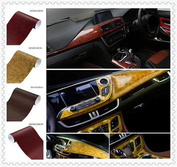 

Car interior film wood grain paper color bright surface console for Opel Corsa Antara Meriva Zafira Insignia Mokka