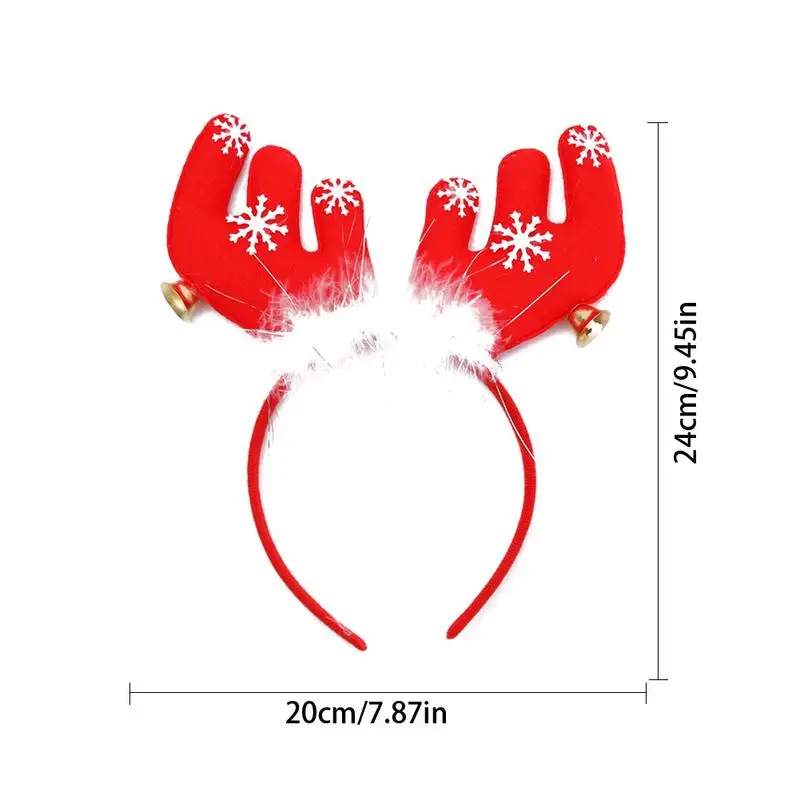 Милые рога Рождество оголовье год Детский подарок макияж туалетный реквизит Рождество вечерние аксессуары стильный бубенчик с