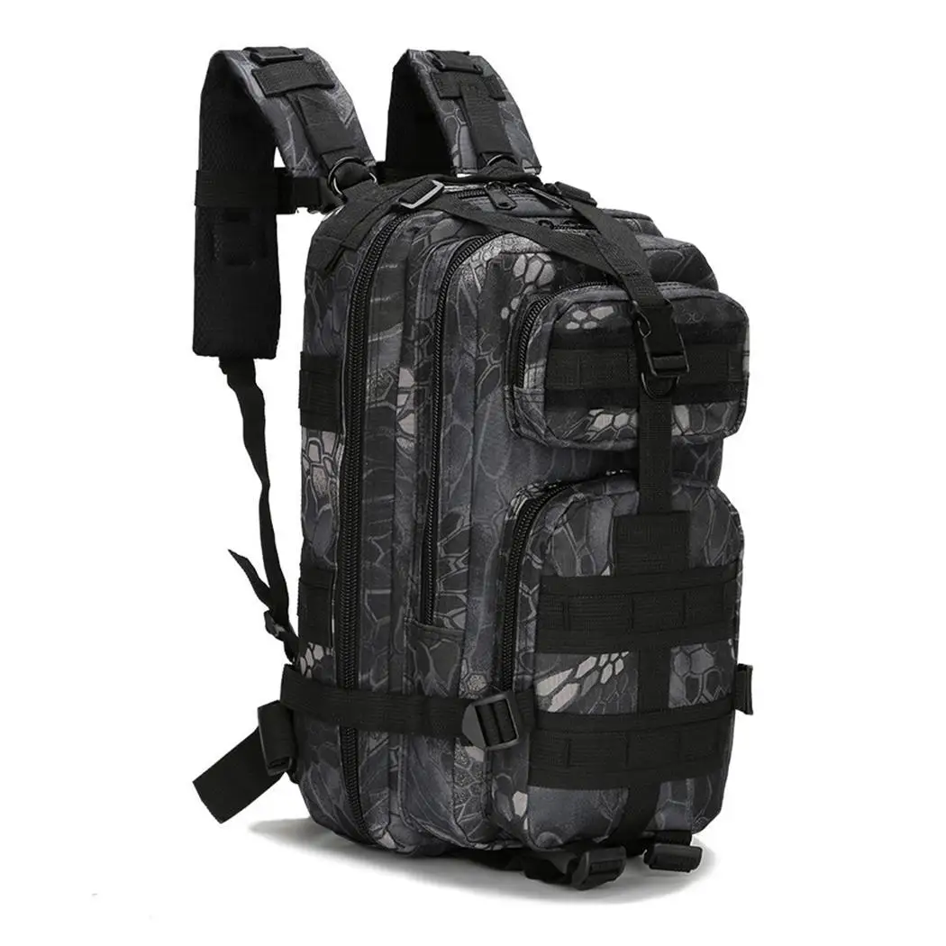 

Unisex Casual Multi Pockets Large Capacity Adjustable Strap Interior Zipper Pocket, Inner Outdoor Backpack 2