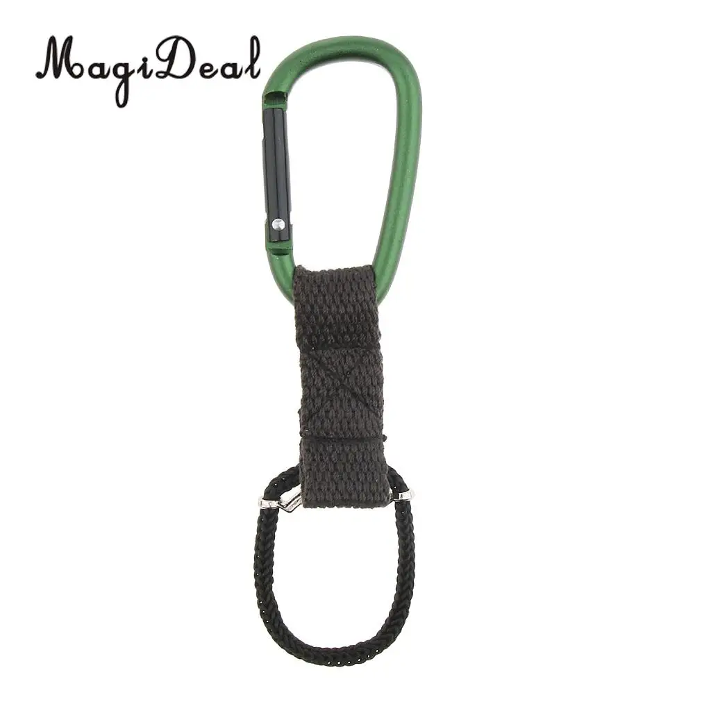 Outdoor Tactical Nylon Webbing Buckle Hook Water Bottle Holder Carabiner for Camping Hiking Fishing Travel Backpacking