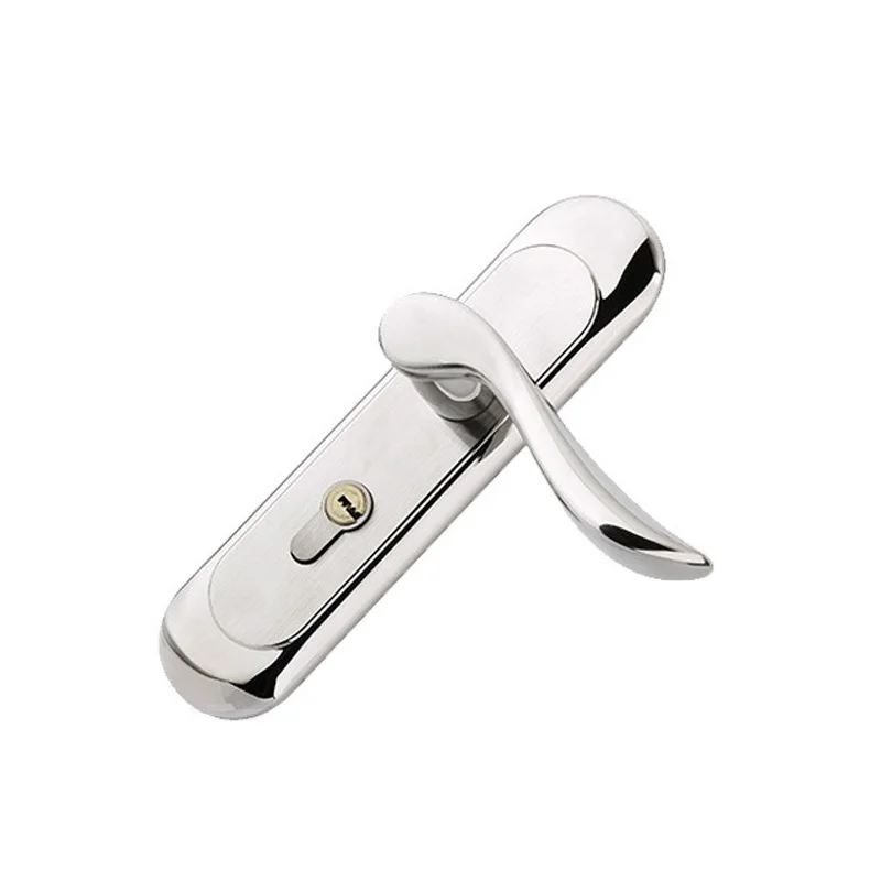 

High Quality Stainless Door Handle Locks Knobs Lock Wall Crash Pad Living Room Bedroom Cabinet Door Handle Doorknobs Hardware
