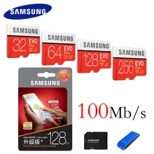 SAMSUNG Micro SD Card 128GB 64gb 32gb 256gb 100Mb/s Memory Card Microsd Flash TF Card for Phone with Mini SDHC SDXC Class10 U3U1
