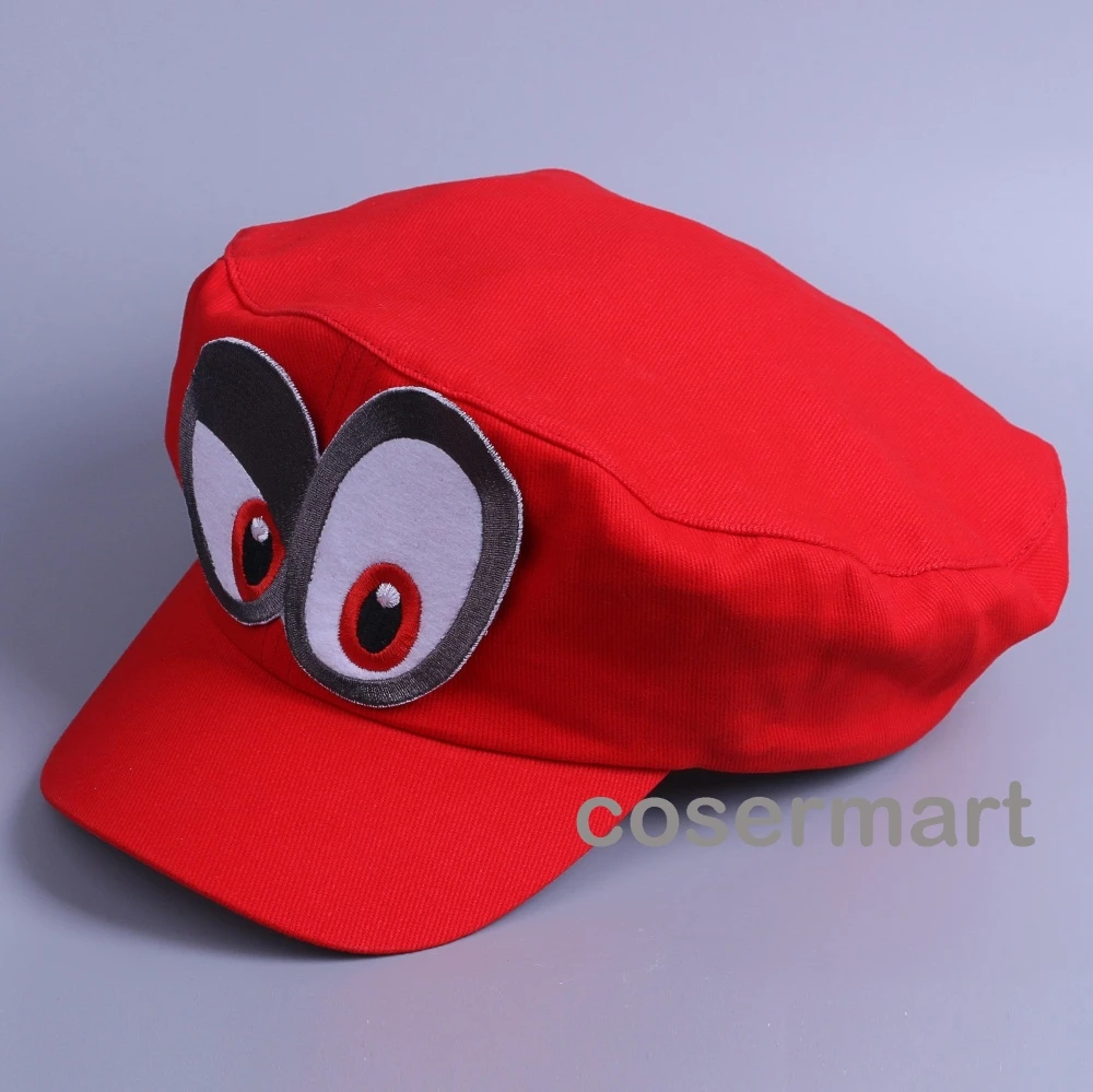 Game Super Mario Odyssey Hat Mario Hat Mario Caps Adult Kids Anime Cosplay Cap Handmade (2)