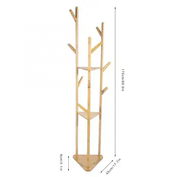 

Kitchen Bathroom Organizer Free Standing Multi-layer Coat Rack Hanger Cloth Shelf For Home Bedroom Hallway Paper Towel Holder