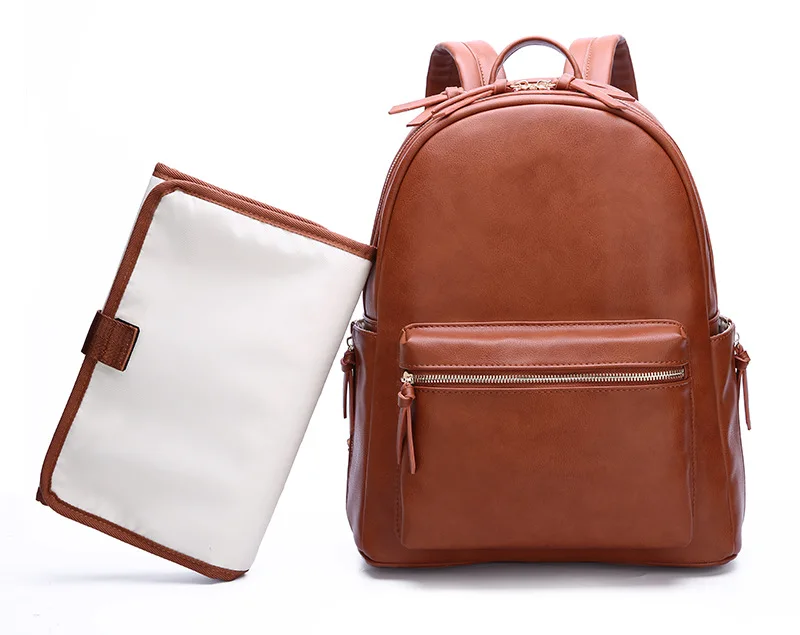 Многофункциональная Кожаная сумка для мам, Большой Вместительный рюкзак для матери и ребенка, новая модная сумка для мам