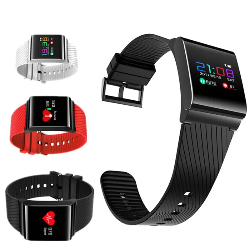 

Sport Smart Bracelet Band Color Screen Blood Pressure Blood Oxygen Monitor 2018 New Heart Rate Fitness Tracker Wristbands Watchs