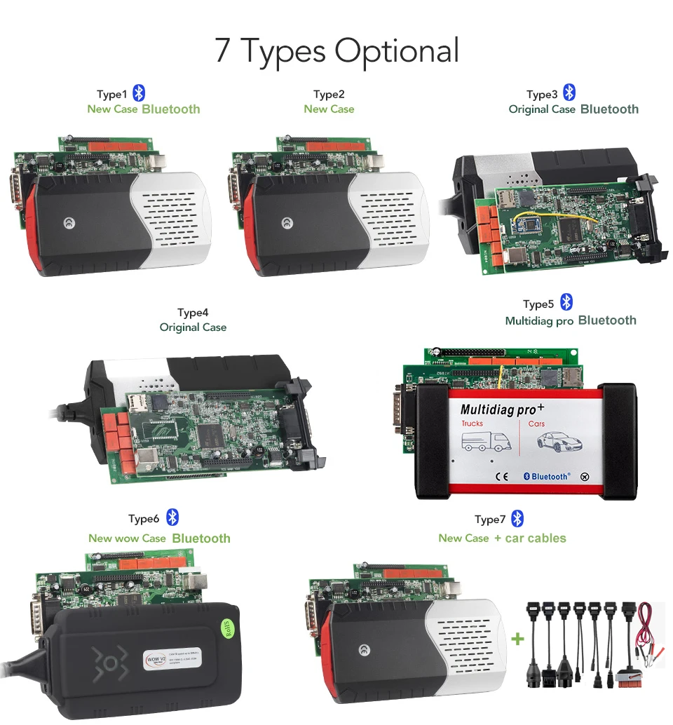 CDP TCS V3.0 доска V9.0 WOW cdp OBD2 автомобиль грузовик tcs pro реле NEC Bluetooth obd ii сканер 2016
