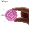 20pcs Disposable Plastic Flower Holder Sticker Glue Adhesive Pallet For Eyelash Extension Eyelash Makeup Tools  Pink Red Colors ► Photo 2/6