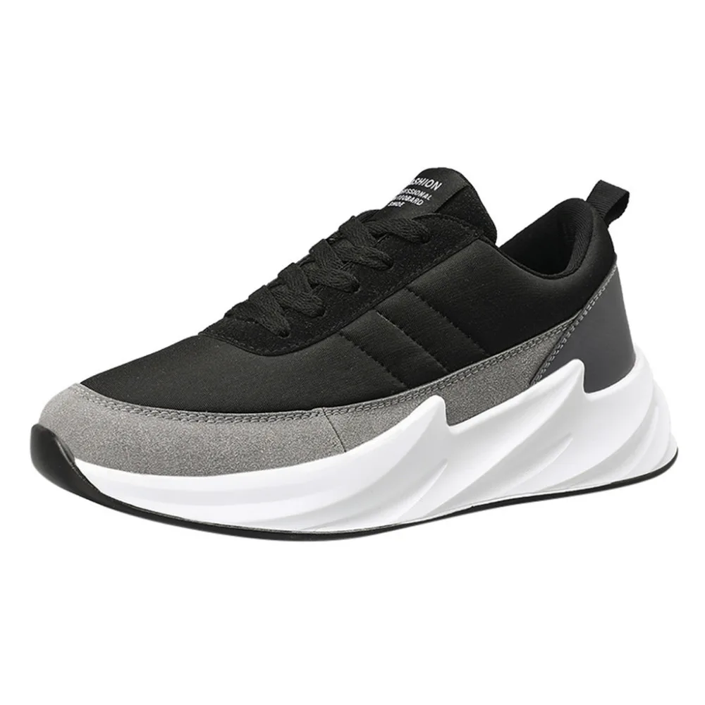 2019 Men's outdoor retro round head running shoes wild casual shoes mesh breathable non-slip sneakers homens for male 40J14 (3)