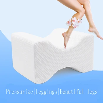 

Memory Foam Knee Leg Pillow Bed Cushion Leg Pad Leg Shaping Pregnancy Body Pain Relief Sleeping Pillow U3