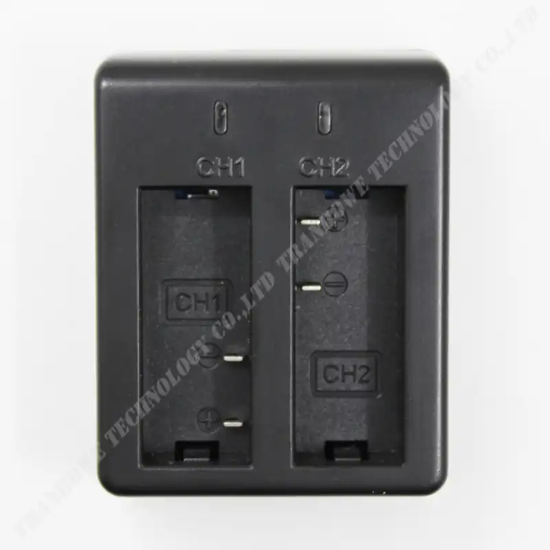 Charger For Gitup Git1//Git2//SJCAM//SJ4000//SJ5000 Sports Cam 2Pcs 950mAh Battery