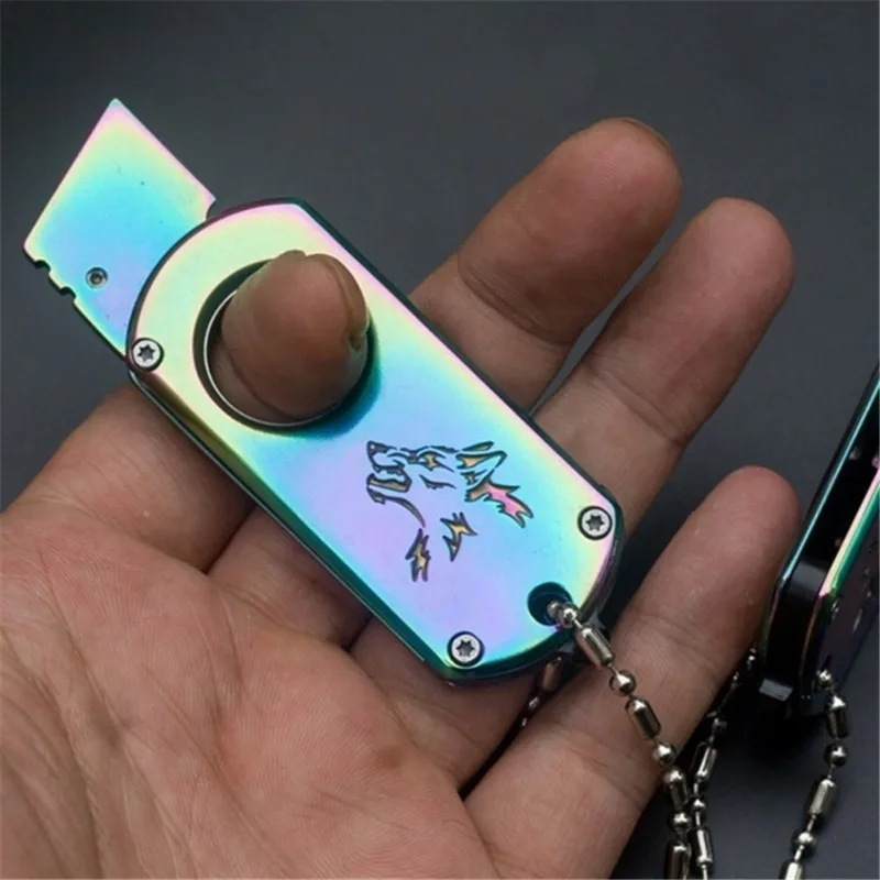 Portable Ring Knife Ring Knife Mini Finger Tiger Knife EDC Tool Knife Multi-function Tool Outdoor Self-defense Folding Knife