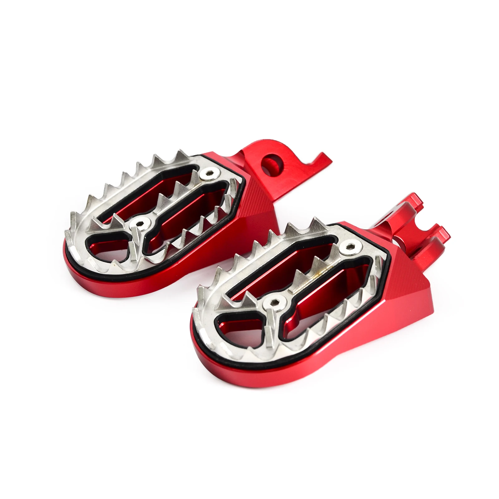 

NICECNC Foot Pegs Footrests Footpegs Pedals Pro-Bite Sharp Teeth Kit For Honda CRF150R CR125R CRF250R CRF250X CRF450R/X CRF250L