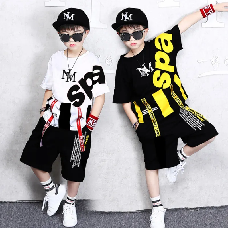 

Summer Boy Girl Clothes Set Fashion Letter print T-shirt+Short Pant 2 Pcs Set Baby Girl Summer Clothes Children Clothing Sets
