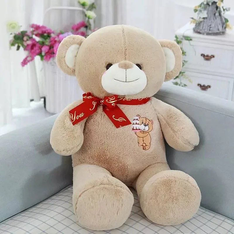 80cm font b 2017 b font font b New b font Stuffed plush khaki Bear Cloth