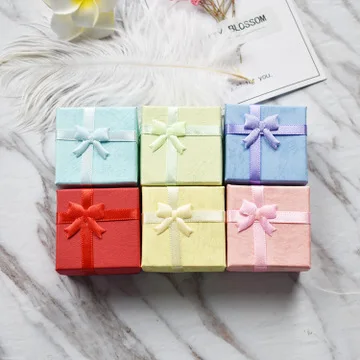 Color printing earrings ring gift box jewelry 100 pieces / piece | Украшения и аксессуары