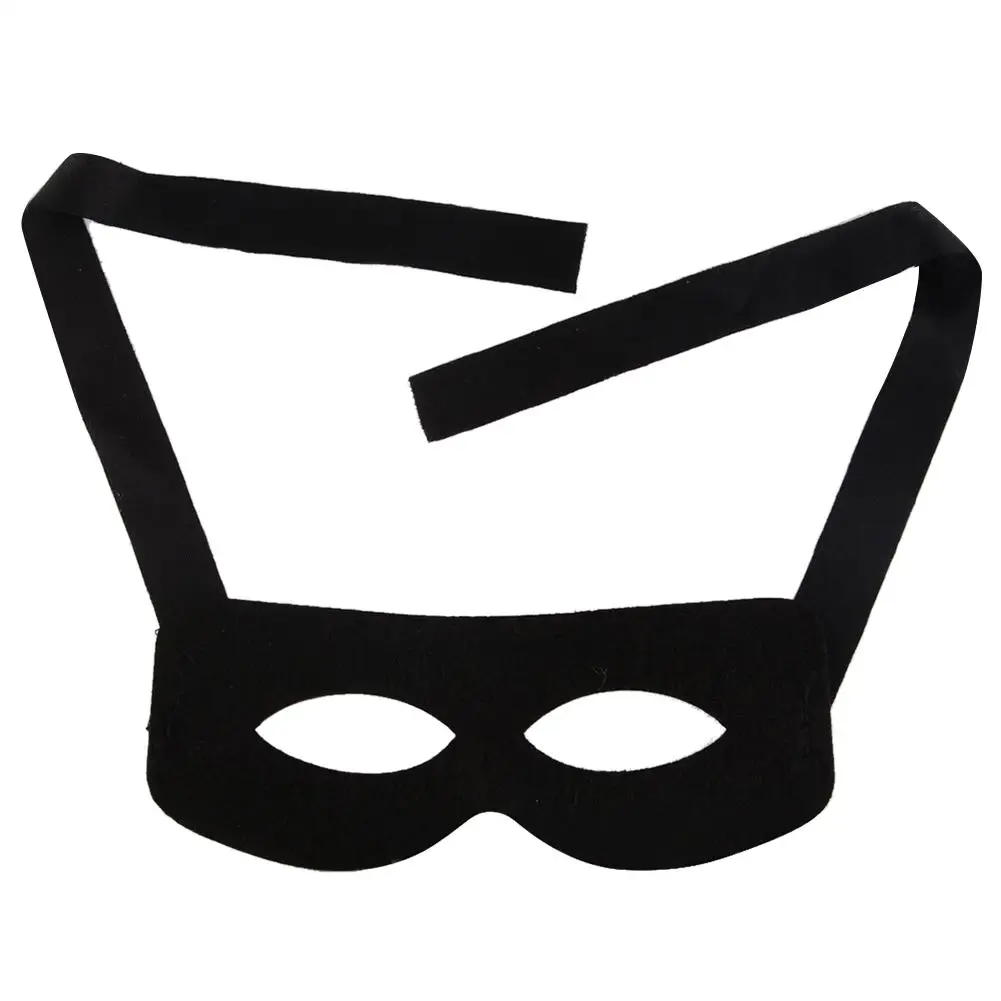 

1 x Halloween Carnival Costumes Zorro Mask Black Half Face Mask Dance Performances Male Masquerade Party Props Role Playing