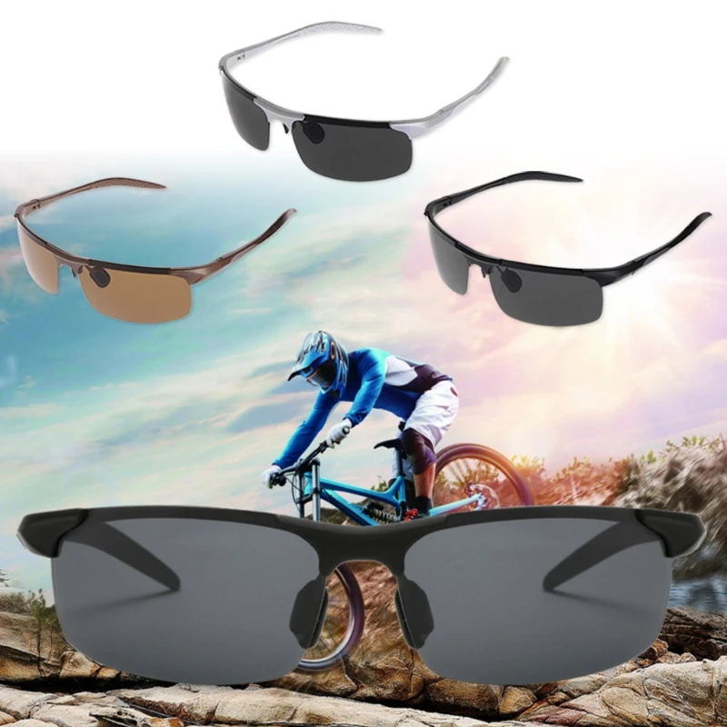 Поляризованные очки для рыбалки, езды на велосипеде, прогулочные солнцезащитные очки, защитные очки#35/7 W