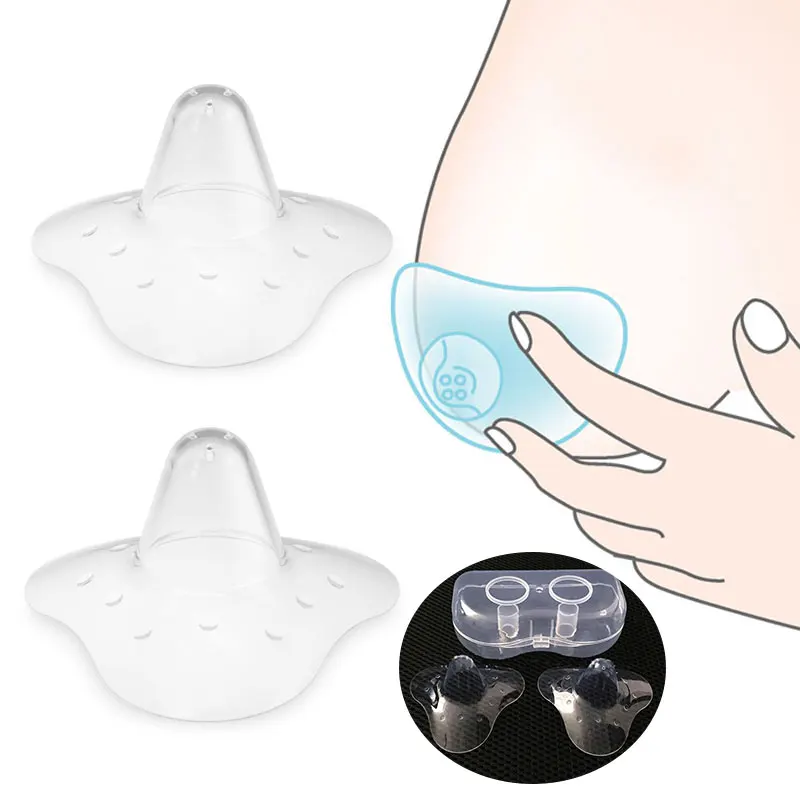 Nipple Shield Women Accessory Convenient Nipple Cover Materinity Supply Breast Protector 6.9*2.3CM Nipple Protective Case Nipple Shield Women Accessory Convenient Nipple Cover Materinity Supply Breast Protector 6.9*2.3CM Nipple Protective Case