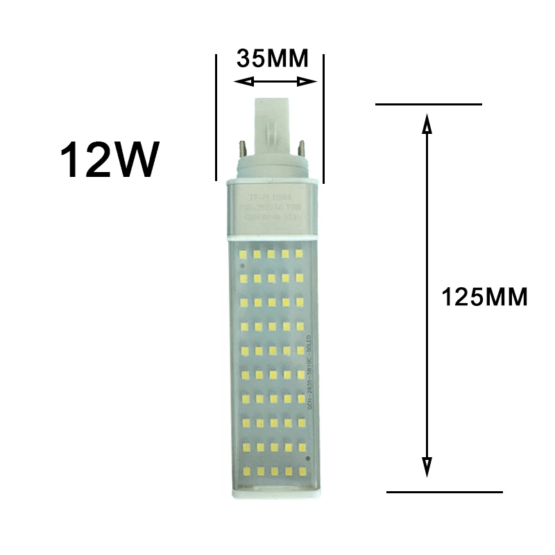 10 W 12 W 15 W 18 W 20 W G24 светодиодный лампы G23 E27 лампы освещения Bombilas свет сменная люминесцентная лампа 180 градусов по горизонтали Plug свет