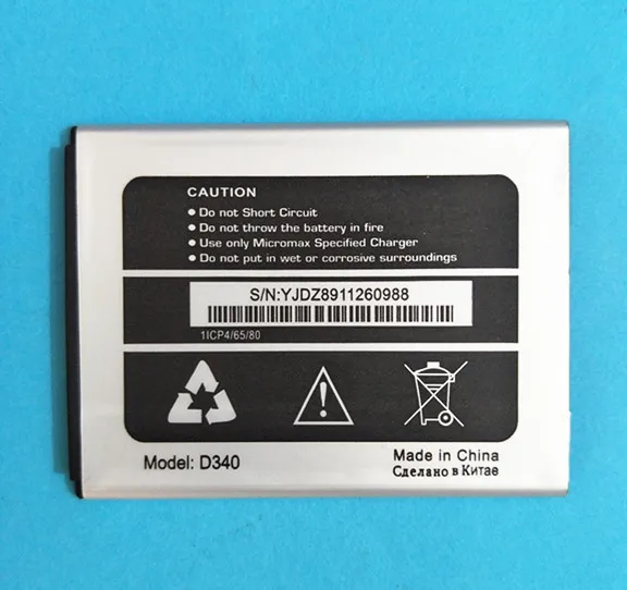 Аккумулятор D340 B-TAIHENG 1 шт. новый 100% высокое качество для Micromax мобильный телефон 3 8