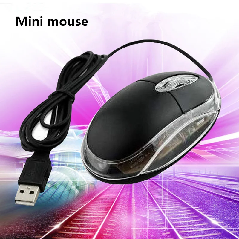 Бизнес офисный ноутбук маленькая оптическая мышь USB Проводная мини мышь|Мыши| |