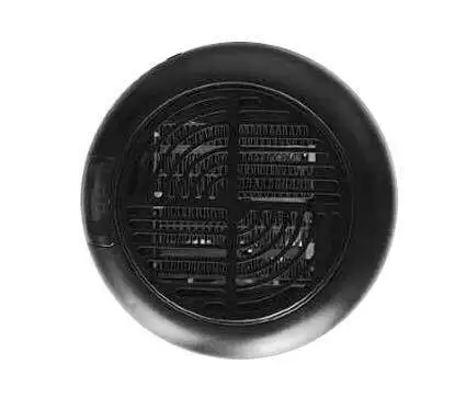 Электрический удобный нагреватель Портативный настенный Электрический нагреватель/грелка для рук горячий вентилятор Радиатор Warme регулируемый термостат - Цвет: Black