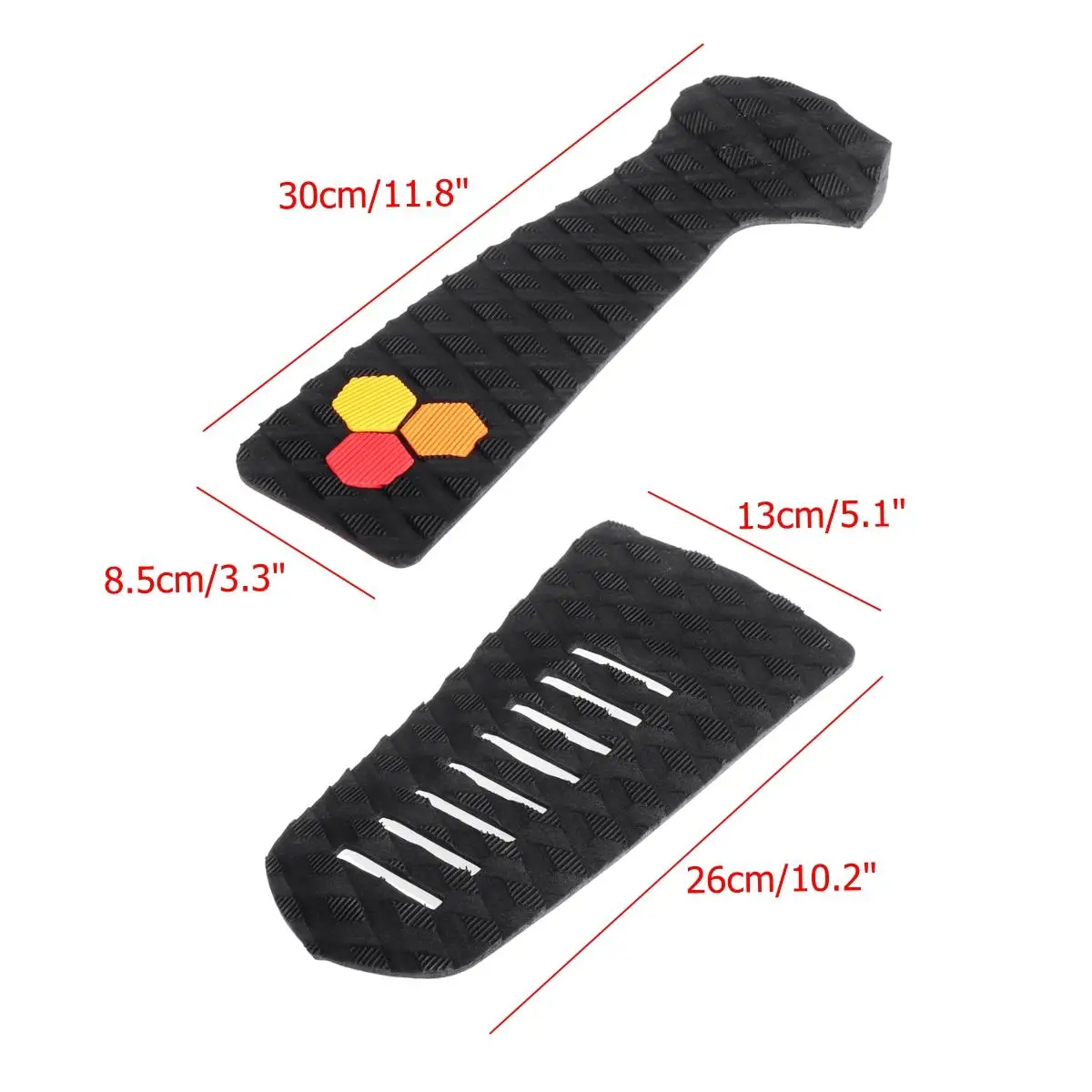 3 قطعة/المجموعة إيفا تصفح منصات مكافحة زلة الجر ركوب الأمواج وسادة الهواء الطلق الرياضات المائية تصفح سطح قبضة حصيرة مكافحة صدمة ركوب الأموا...