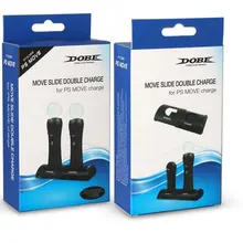 Ч 5 шт. двигаться слайд двойной Зарядное устройство Адаптеры питания двойной Порты и разъёмы для ps move PS3 PS4 Move игры PS VR comtroller