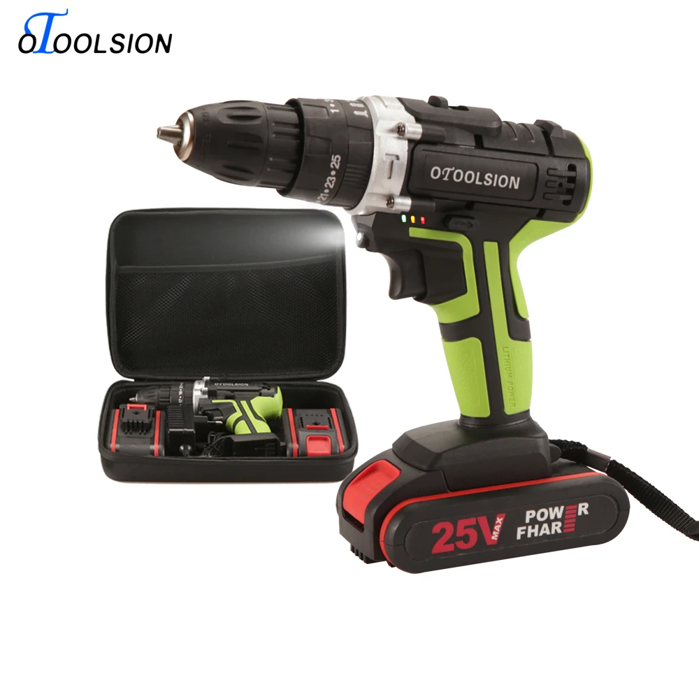 

25V 1.5 Ah Electric Tools Drill Screwdriver LED Indicator Light Cordless Drill Battery Screwdriver Rechargeable Screwdriver EU