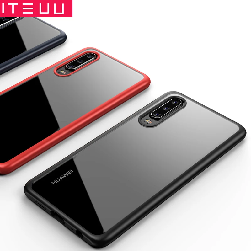 Противоударный прозрачный чехол ITEUU для Huawei P30 PRO Lite акриловые чехлы из ТПУ P30PRO