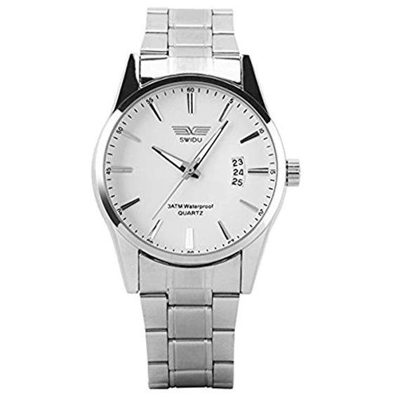 

SWIDU Luxury Brand Analog sports Wristwatch Display Date Men's Quartz Watch Business Watch Men Watch