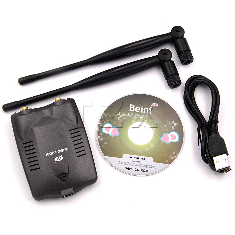 

High Quality N9100 Beini free internet USB Wireless Network Card Wifi Adapter Decoder High Power 3000mW Dual Antenna