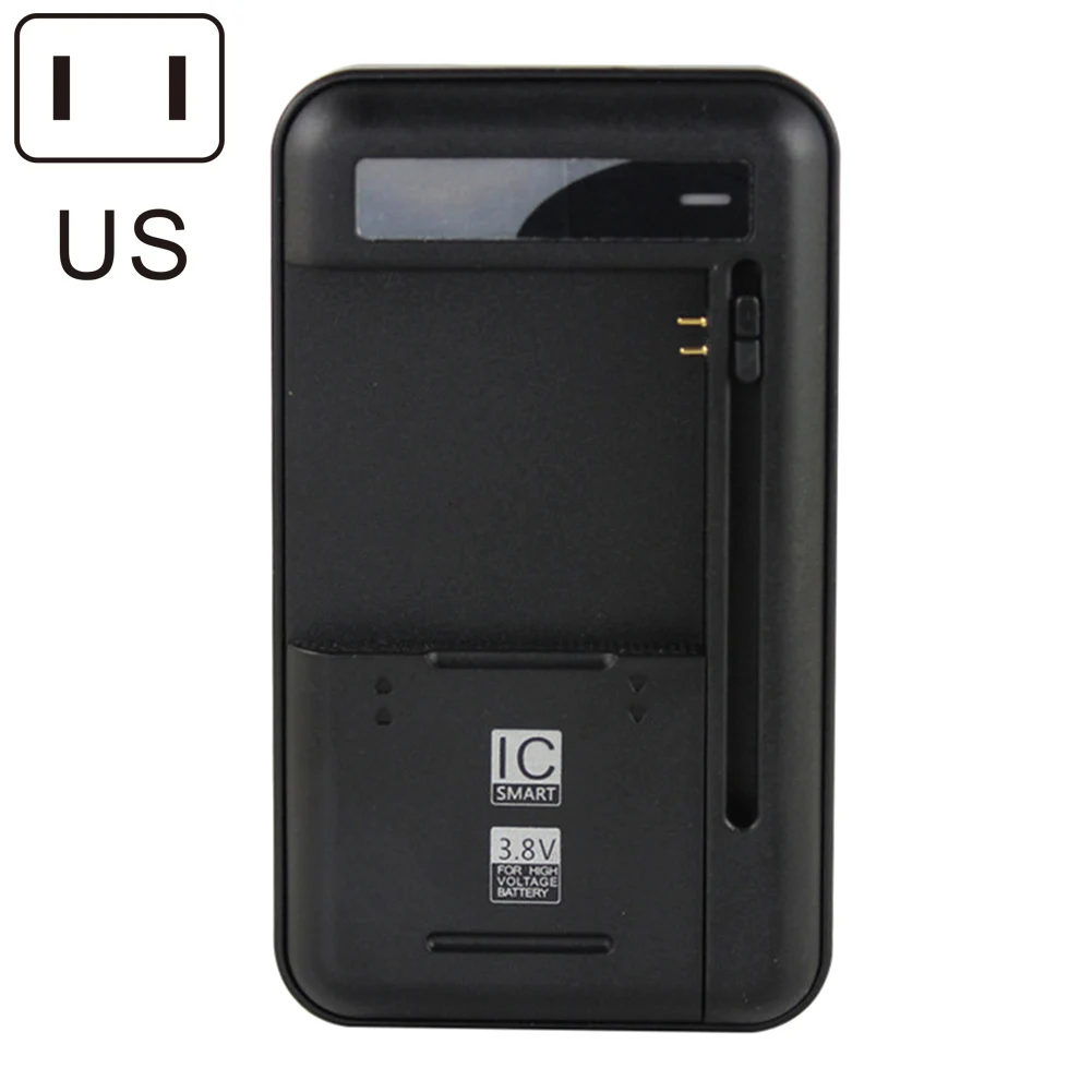 

Universal Mobile Phone Battery Charger Display Indicator Light USB Charging For Rechargeable Lithium Removable Batteries @JH