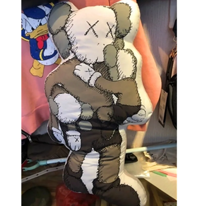 

65CM OriginalFake KAWS Clean Slate Dakimakura Shanghai Trade Show Limited Edition Plush Dools Action Figure Collection Toy G1082