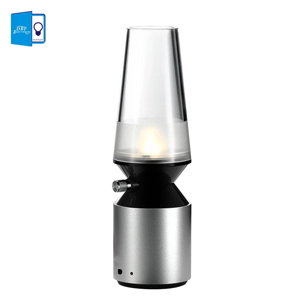 

[DBF]Creative Blowing Control Lamp USB Rechargeable Led Night Light Lamp Kerosene Lamp Adjustable Blowing sensor lamp