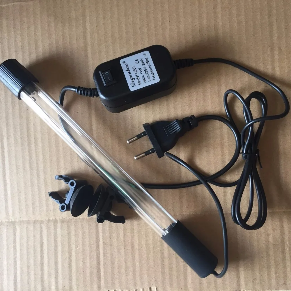 

New Arrival UV Sterilizer Lamp Light Ultraviolet Filter Waterproof Water Cleaner For Aquarium Pond Coral Fish Tank 11W