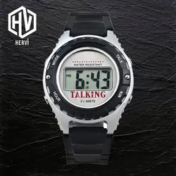 2018 Модные мужские спортивные часы Автоматическая цифровая Для мужчин часы жизни Водонепроницаемый умные электронные часы Dropshipping часы H695TE-C