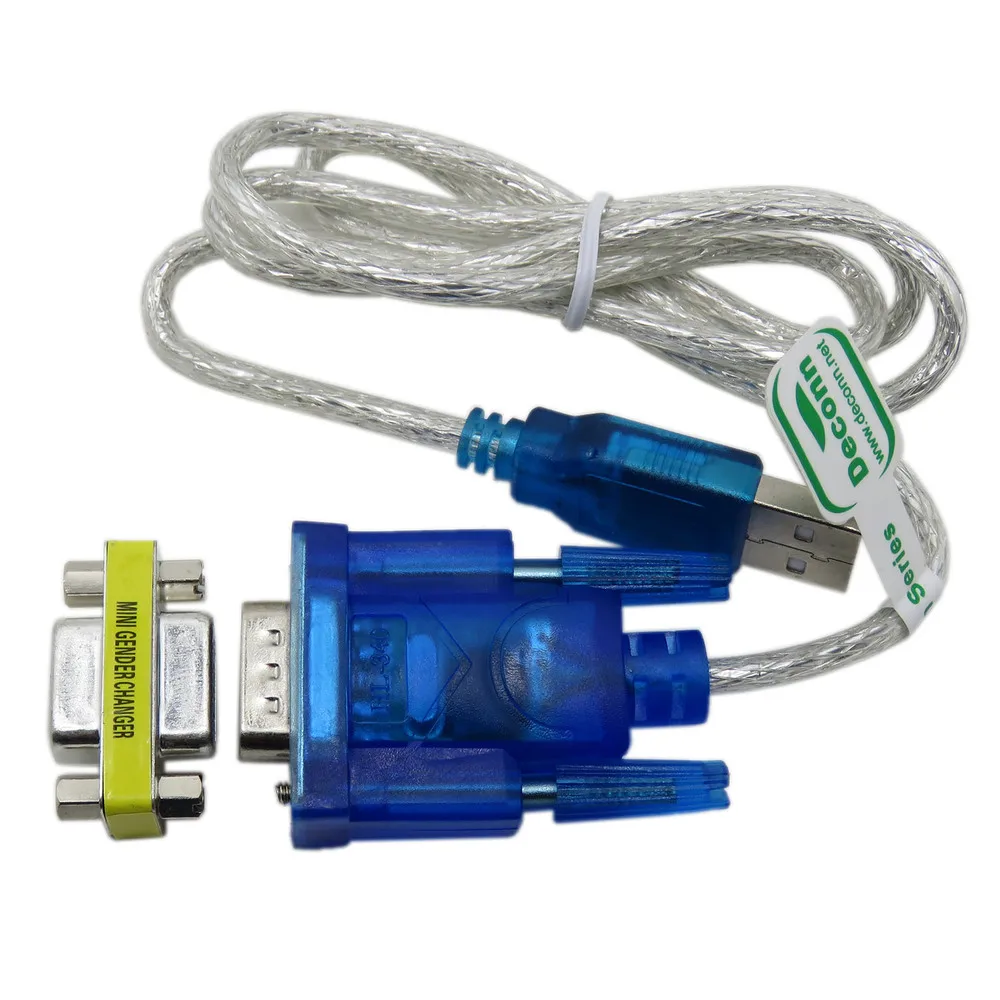 

USB to RS-232 DB9 9-pin Serial Cable w/ Female Adapter Supports Windows 8 No CD