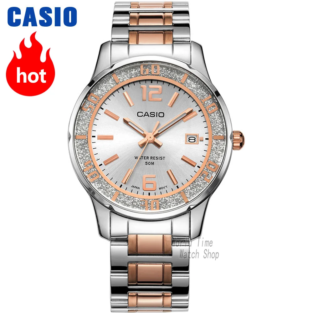 Часы Casio женские наручные часы Set top brand люкс 50м Водонепроницаемые кварцевые