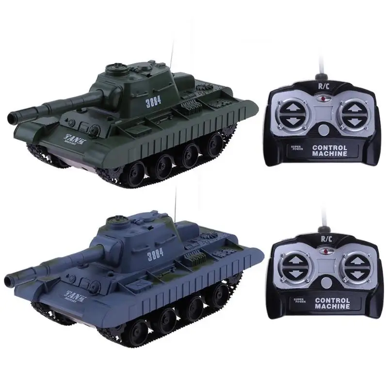 

1:30 4CH RC Military Tank Turret Rotation Remote Control Model Long Distance Control Kids Boy Toys Chrismas Gift