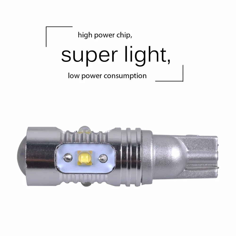 TRICOLOUR 10x T10 W5W высокомощный светодиодный светильник 5smd супер яркий с Len DRL для