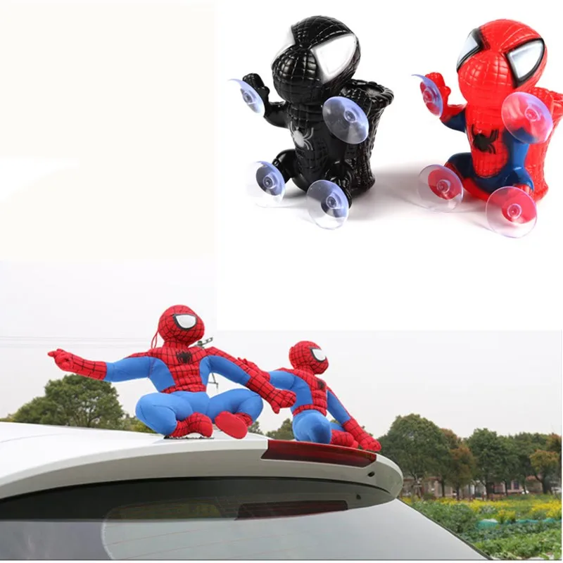 

action figure Spider Man Toy Climbing Spiderman Window Sucker for Spider-Man Doll Car Furnishing articles Decoration For Kids