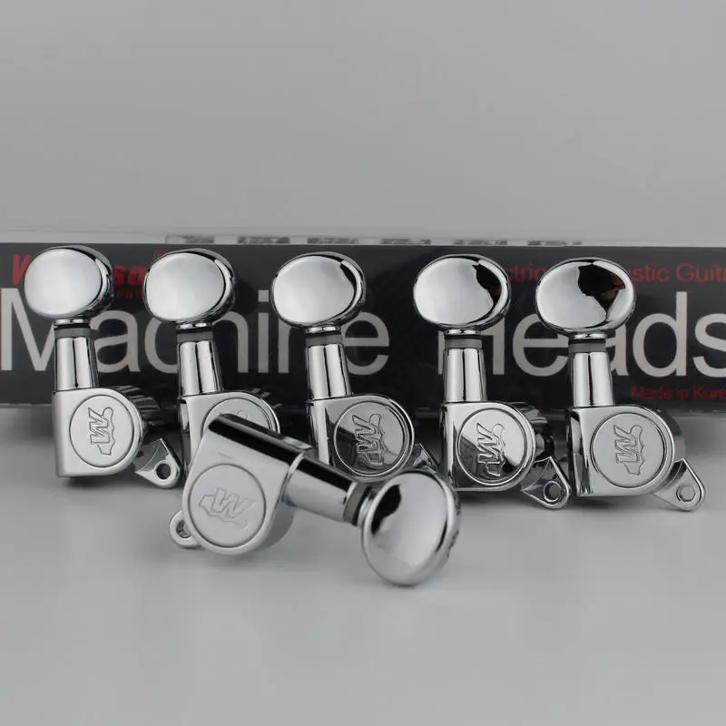 

NEW Wilkinson WJ-05 Electric Guitar Machine Heads Tuners Mini Oval Tuner for ST TL Silver Tuning Pegs ( With packaging )