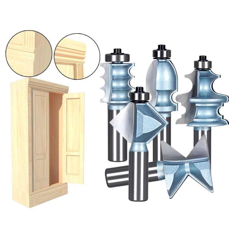 5 قطعة/المجموعة النجارة أدوات راوتر بت الجدول حافة بت CNC باب سكين معالجة الخشب 1/2 SHK-HUHAO 5 قطعة/المجموعة النجارة أدوات راوتر بت الجدول حافة بت CNC باب سكين معالجة الخشب 1/2 SHK-HUHAO