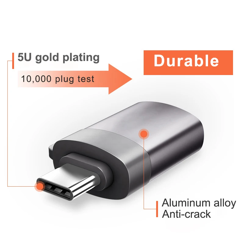 Crouch USB 3,0 type-c USB C адаптер OTG кабель type c для быстрой зарядки конвертер данных для samsung Xiaomi mi8 Oneplus huawei macbook