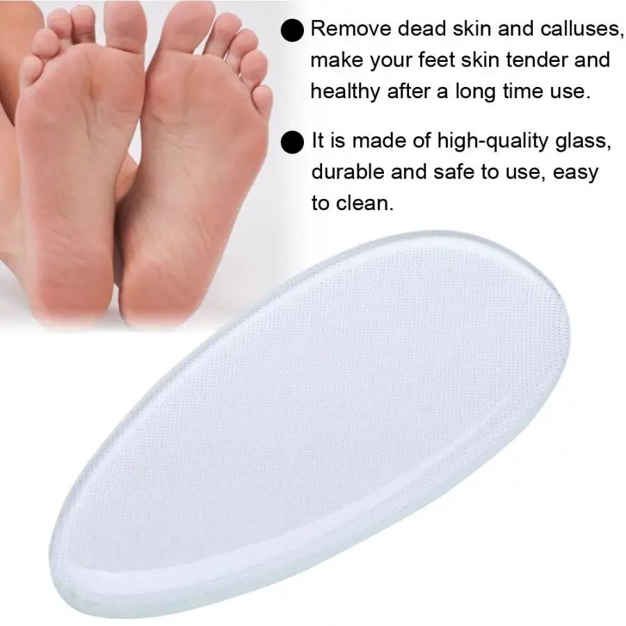 

Professional Durable Tempered Glass Callus Remover Foot File Pedicure Scraper Tool brace support